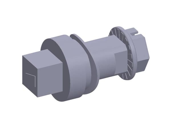 Låseindsats 7 mm firkant Fibox ARCA LIS ARCA S7 MID 1 stk