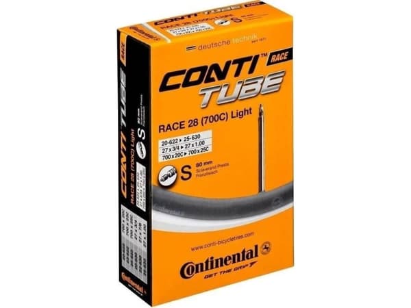 Continental Continental Race 28 Light 18-25x700 presta S80mm road bike tube