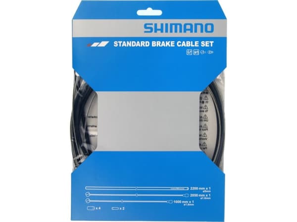 Shimano MTB/Veibremsekabelsett, kabel + skall