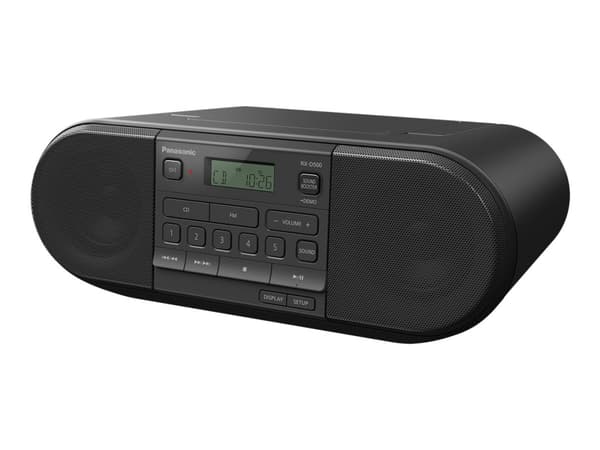 Panasonic-RX-D500EG - Personlig radio - 20 watt - svart