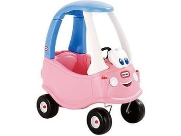 Little Tikes Cozy Coupe Princess, 1,5 år, 4 hjul, Plast, Blå, Rosa, Hvit
