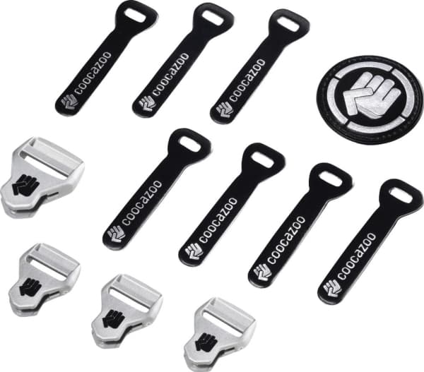 Coocazoo A set of exchangeable elements Special, Black Metal for backpacks with MatchPatch system
