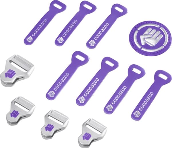 Coocazoo A set of exchangeable elements Special, Emerald Metal for backpacks with MatchPatch system