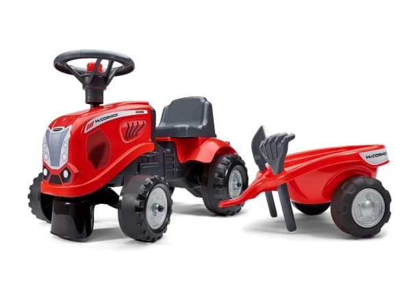 Falk 220C, 1 År, 6 hjul, Plast, Stål, Röd, Svart