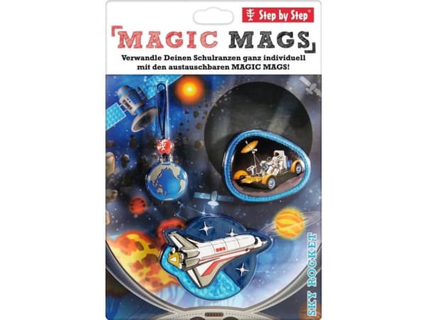 Step by Step Magic Mags Sky Rocket utbytbara element för Space/Grade/Cloud/Kid/2w1 Plus-ryggsäckar
