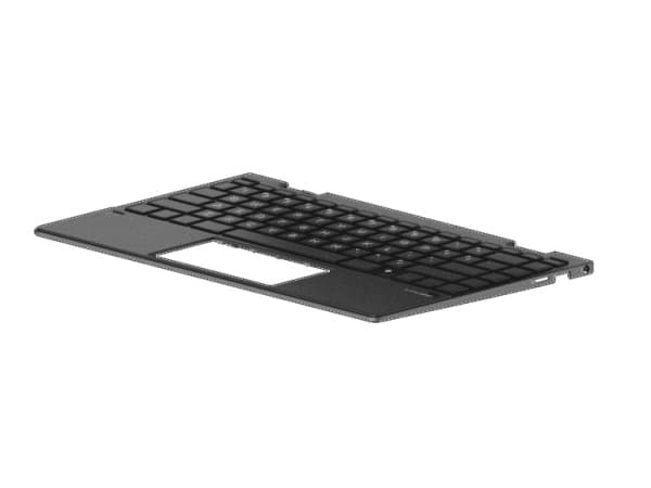 HP - Erstatningstastatur for bærbar PC - bakbelysning - QWERTY - Storbritannia - med toppdeksel
