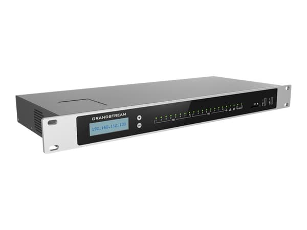Grandstream UCM6308A - IP-PBX - rackmonterbar - 8 FXO-porter - 8 FXS-porter - 3 x 10/100/1000