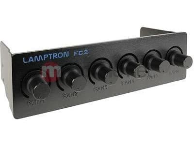 Lamptron FC2 - Systemviftehastighetskontroller - svart anodisert aluminium