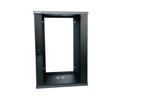 Lanview - Rack skap - 500 mm depth, eco - veggmonterbar - svart - 10U - 19"