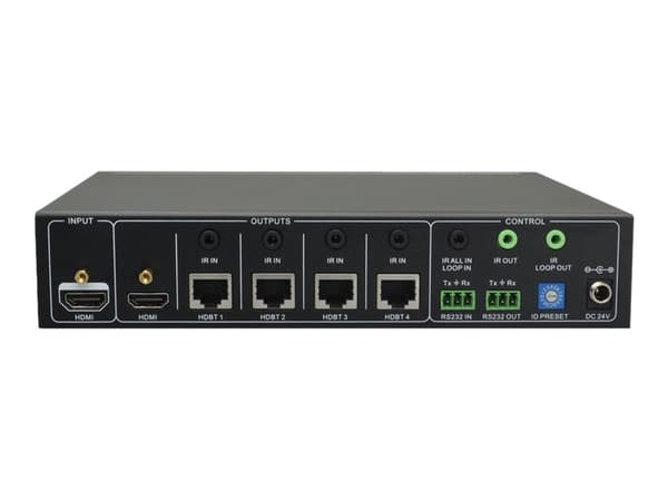 VivoLink - Video/infrarød/seriellutvider - HDBaseT - 4 porter - opp til 70 m
