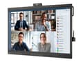 Miniatyrbilde 3 av 5: NEC MultiSync WD551 - 55" Diagonalklasse LED-bakgrunnsbelyst LCD-skjerm - intelligent skilting - med berøringsskjerm, 3840p kamera og mikrofon - 4K U