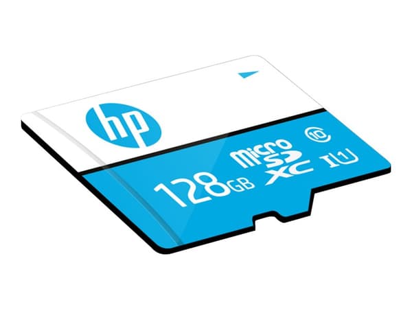 HP mx310 - Flash-minneskort (microSDXC till SD-adapter inkluderad) - 128 GB - UHS-I U1 / Class10 - mikroSDXC UHS-I
