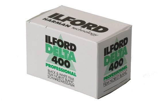Ilford Delta 400 Professional - Film för svartvita foton - 135 (35 mm) - ISO 100 - 24 exponeringar