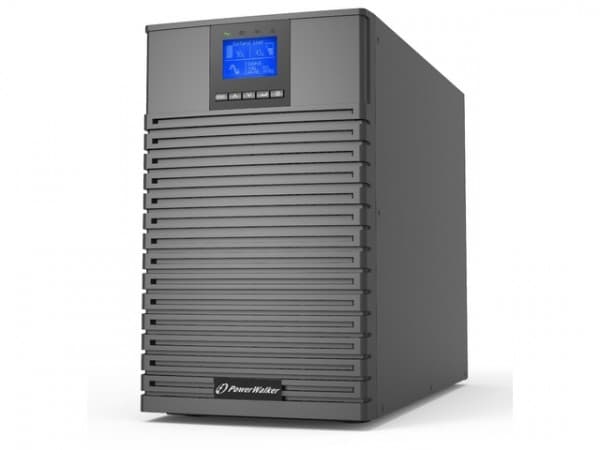PowerWalker VFI 3000 ICT IoT - UPS - 3000 Watt - 3000 VA - 9 At - Ethernet, RS-232, USB - utgangskontakter: 9