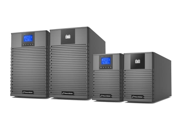 PowerWalker VFI 1000 ICT IoT, Taajuuden kaksoismuunnos (verkossa), 1 kVA, 1000 W, Pure sine, 160 V, 300 V