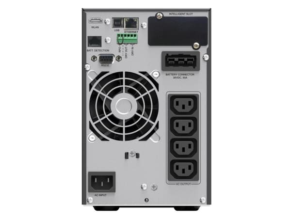 PowerWalker VFI 1000 ICT IoT, Taajuuden kaksoismuunnos (verkossa), 1 kVA, 1000 W, Pure sine, 160 V, 300 V