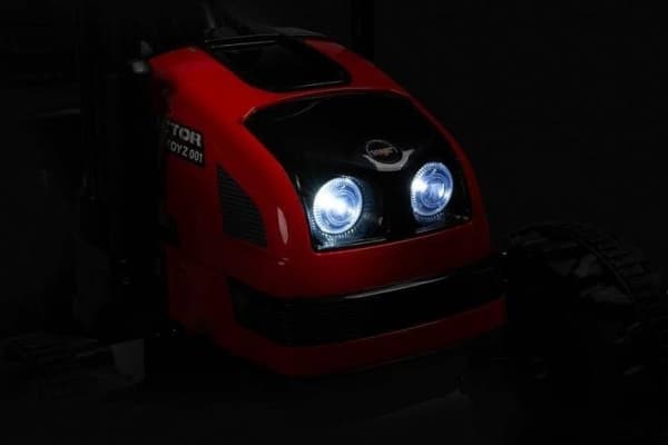 Toyz batteritraktor med tilhenger Caretero Toyz Hector batteribil + fjernkontroll - rød