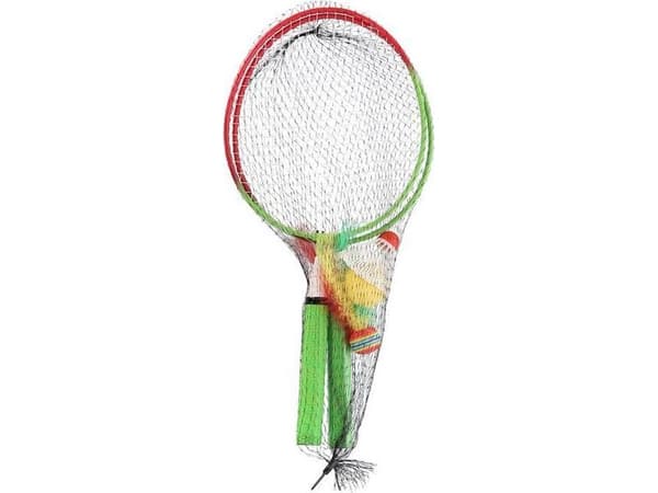 Nils Extreme NRZ051 STÅL / FOR BADMINTON 2 RACKETTER + FLYERS + BALLER JUNIOR NILS