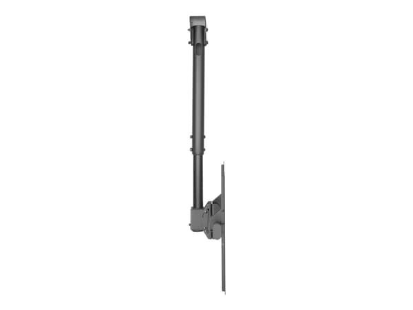 DIGITUS DA-90421 - Monteringssett (takmontering, teleskopstang, VESA-monteringsbrakett) - for LCD-display / bøyd LCD-display - stål - svart - skjerms