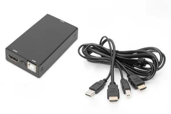 DIGITUS - KVM / lydutvider - USB - opp til 60 m