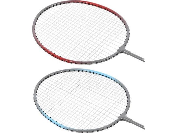 Nils Extreme NRZ002 STÅL / BADMINTON 2 racketar + NILS fjäderboll