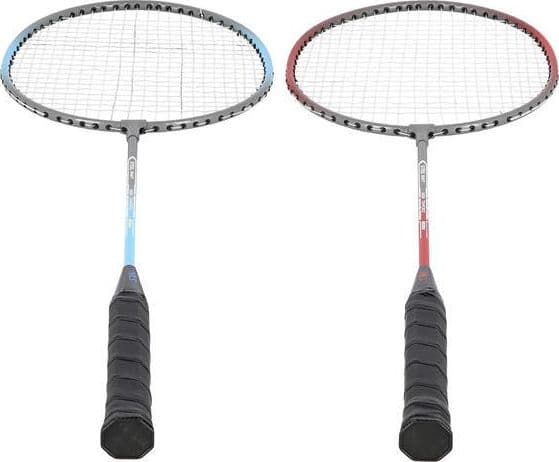 Nils Extreme NRZ002 STÅL / BADMINTON 2 racketar + NILS fjäderboll