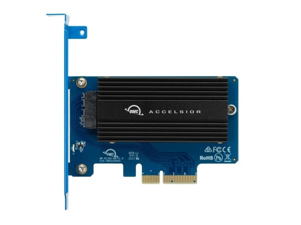 OWC Accelsior 1A - Gränssnittsadapter - Custom Blade - PCIe 4.0 x4 - för Apple Mac Pro; Mercury Helios 3, 3S, FX 650; ThunderBay Flex 8