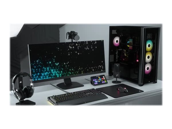 Corsair iCUE 7000X RGB, Full Tower, PC, Musta, ATX, EATX, mikro ATX, Mini-ITX, Muovi, Terästä, Karkaistu lasi, Pelaaminen