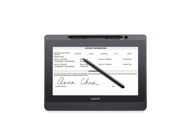 Wacom DTU-1141B - Digitizer w/ LCD-näytöllä - 22,32 x 12,56 cm - sähkömagneettinen - 4 painiketta - langallinen - USB - musta