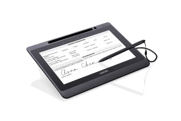 Wacom DTU-1141B - Digitizer w/ LCD-näytöllä - 22,32 x 12,56 cm - sähkömagneettinen - 4 painiketta - langallinen - USB - musta