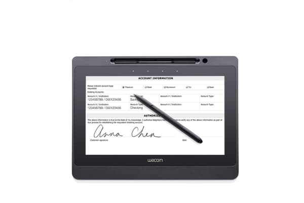 Wacom DTU-1141B - Digitizer w/ LCD-näytöllä - 22,32 x 12,56 cm - sähkömagneettinen - 4 painiketta - langallinen - USB - musta