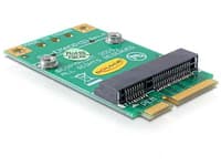 Delock Converter Mini PCI Express half-size > full-size - Kort för stigare