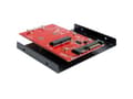 Miniatyrbilde 1 av 3: Delock Converter SATA 22 pin > mSATA with 3.5" Frame - Diskkontroller - mSATA - SATA 6Gb/s - SATA 6Gb/s