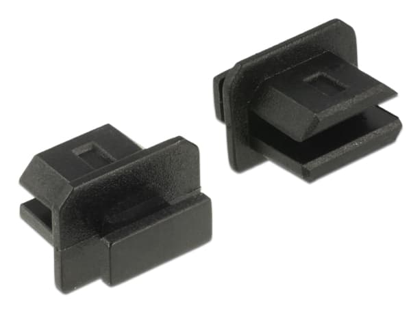 Delock Dust Cover for mini Displayport - Støvdeksel - svart (en pakke 10)