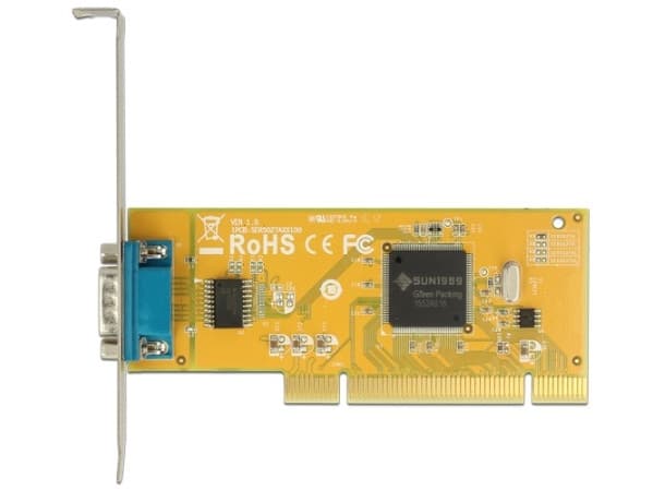 Delock PCI Card > 1 x Serial RS-232 - Seriell adapter - PCI lav profil - RS-232