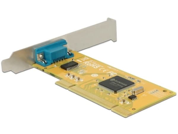Delock PCI Card > 1 x Serial RS-232 - Seriell adapter - PCI lav profil - RS-232