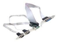 Delock MiniPCIe I/O PCIe full størrelse RS-232 2x DB9 Stecker, 1x Parallell DB25 Buchse Delock (95232)