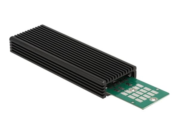 Delock - Lagringspakning - M.2 - M.2 NVMe-kort / SATA 6Gb/s - USB 3.2 (Gen 2) - sortering