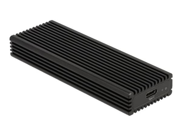 Delock - Lagringspakning - M.2 - M.2 NVMe-kort / SATA 6Gb/s - USB 3.2 (Gen 2) - sortering Sort