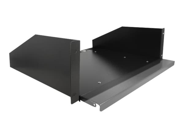 Delock - Stativplate - sort - 3U - 19"