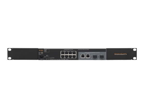 Rackmount.IT - Rack-monteringssett - svart, RAL 9005 - 1U - 19" - for HPE OfficeConnect 1920S 8G; HPE Aruba 2530-8G