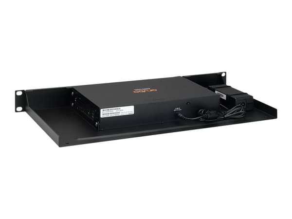 Rackmount.IT - Rack-monteringssett - svart, RAL 9005 - 1U - 19" - for HPE OfficeConnect 1920S 8G; HPE Aruba 2530-8G