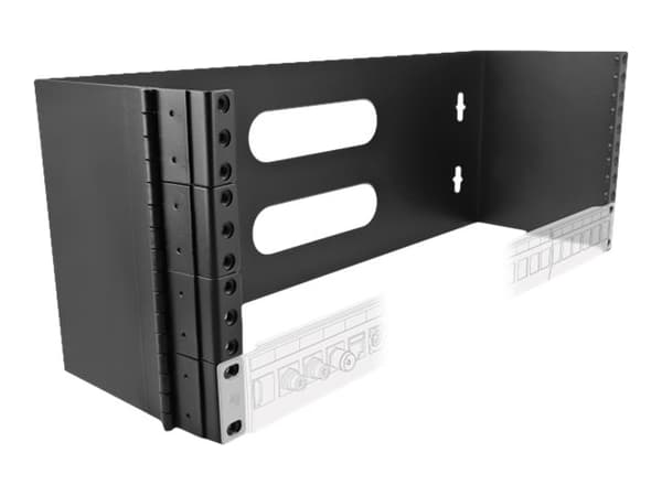 Delock - Rack - veggmonterbar - svart - 4U - 19"