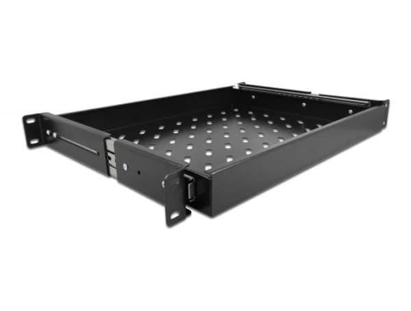 Delock - Rack drawer - svart - 1U - 19"