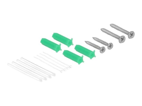 Delock - Fiber-optic connection box - veggmonterbar - hvit