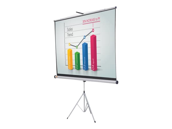 NOBO - Projeksjonsskjerm med tripod - 83.5" (212 cm) - 4:3 - Matte White