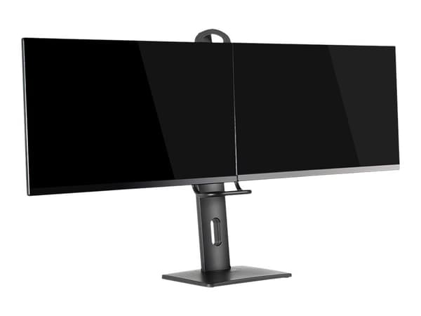 DELTACO Office ARM-0311 - Ställ - för 2 LCD-bildskärmar - svart - skärmstorlek: 17"-32" - fristående