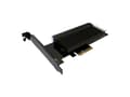 Miniatyrbilde 4 av 5: LC-Power PCI-Contr M.2-NVME-SSD, PlayStation Network, M.2, PCIe 4.0, Sort, Passiv, CE