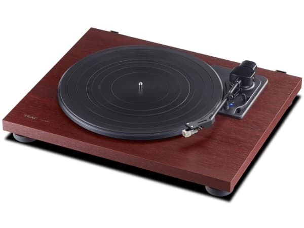 TEAC TN-180BT-A3, Hihnakäyttöinen levysoitin, Puoliautomaattinen, Musta, Kirsikka, MDF-levy, Muovi, 33 1/3,45,78 RPM