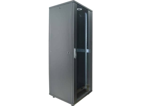 Intellinet 715386, Itseseisova teline, 32U, 600 kg, Näppäinlukko, Säädettävät jalat, 88 kg